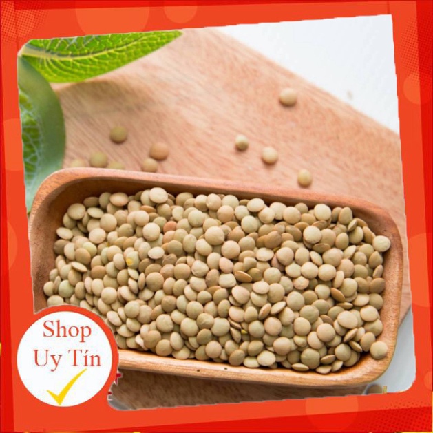 Đậu Lăng Xanh Hữu Cơ 500G Canada Nguyên Hạt Lentil Peas Nhập Khẩu Hạt Dinh Dưỡng Hoàng Phương
