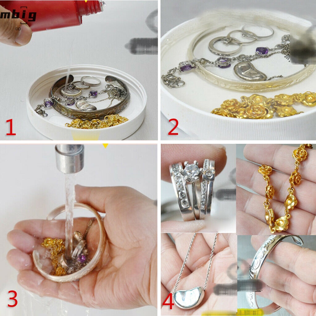 Nước Tẩy Trang Làm Sạch Trang Sức Kim Cương Vàng / Bạc