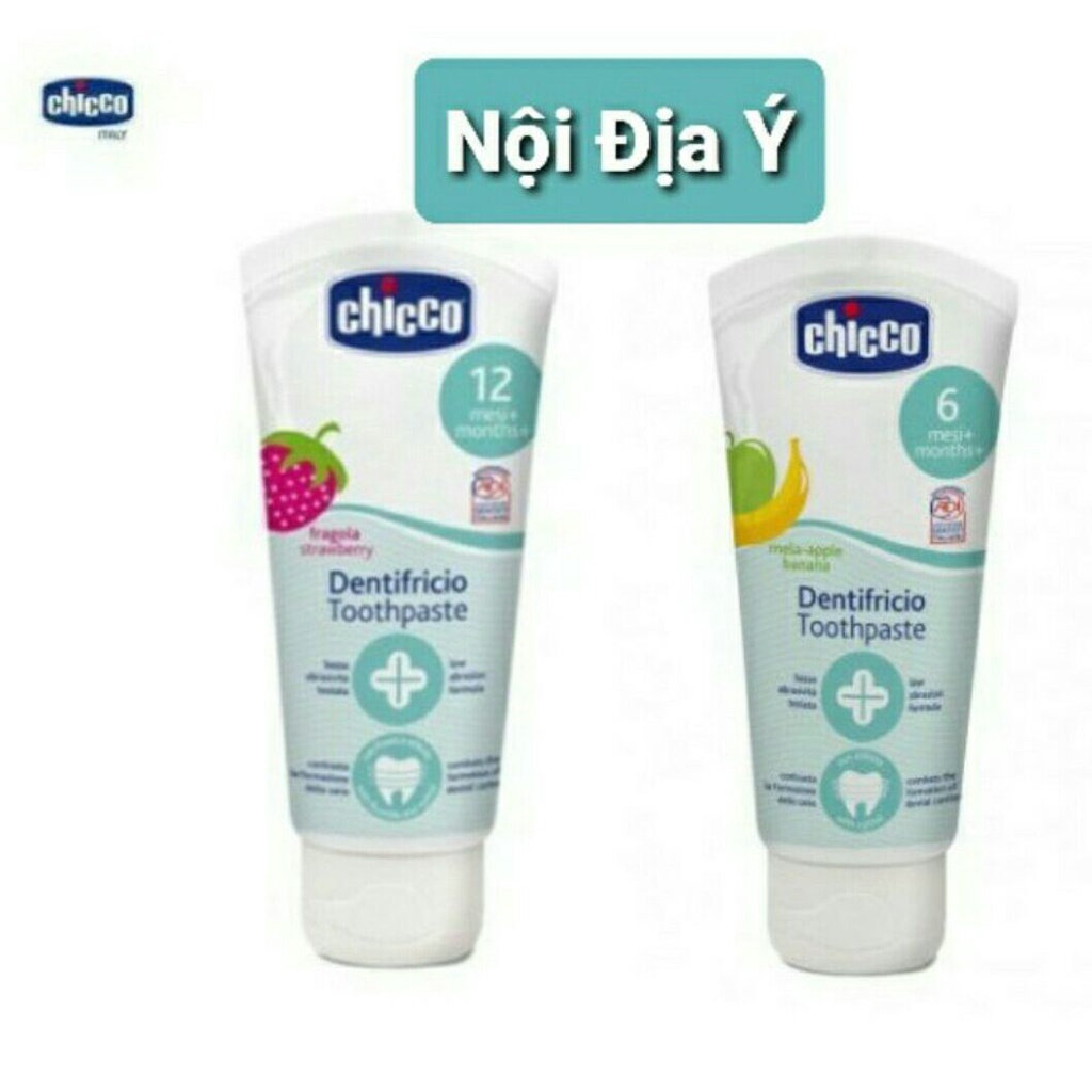 Kem đánh răng Chicco cho bé