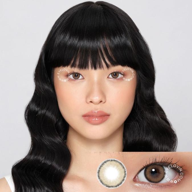 Kiểu Kawaii Kitty Softlens - Mini Ella Brown