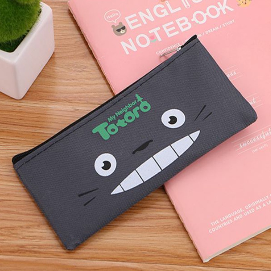 TÚI VẢI TOTORO ĐỰNG BÚT DỄ THƯƠNG NHIỀU HÌNH