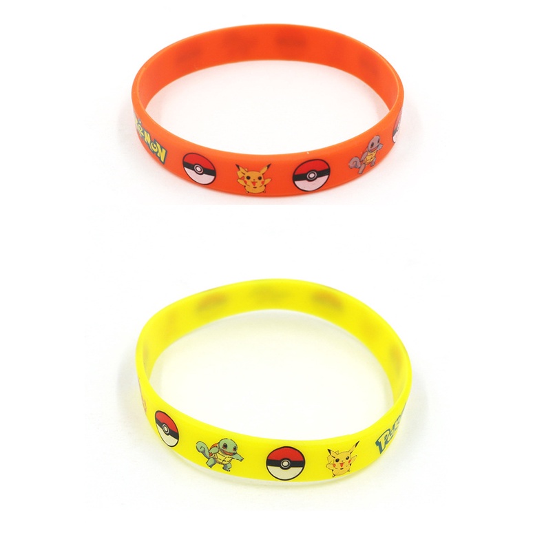 Vòng Tay Silicon Hình Pokemon Pikachu Dễ Thương Cho Bé