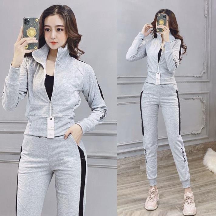 Bộ đồ thể thao áo khoác cao cấp thêu chữ TT364 [HÀNG XUẤT NHẬT-HÀN QUỐC (26822)