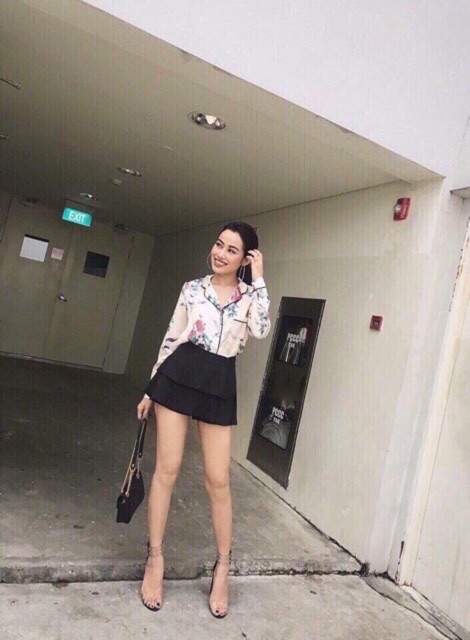 Chân váy 2 tầng bigsize 60-85kg có quần trong | BigBuy360 - bigbuy360.vn