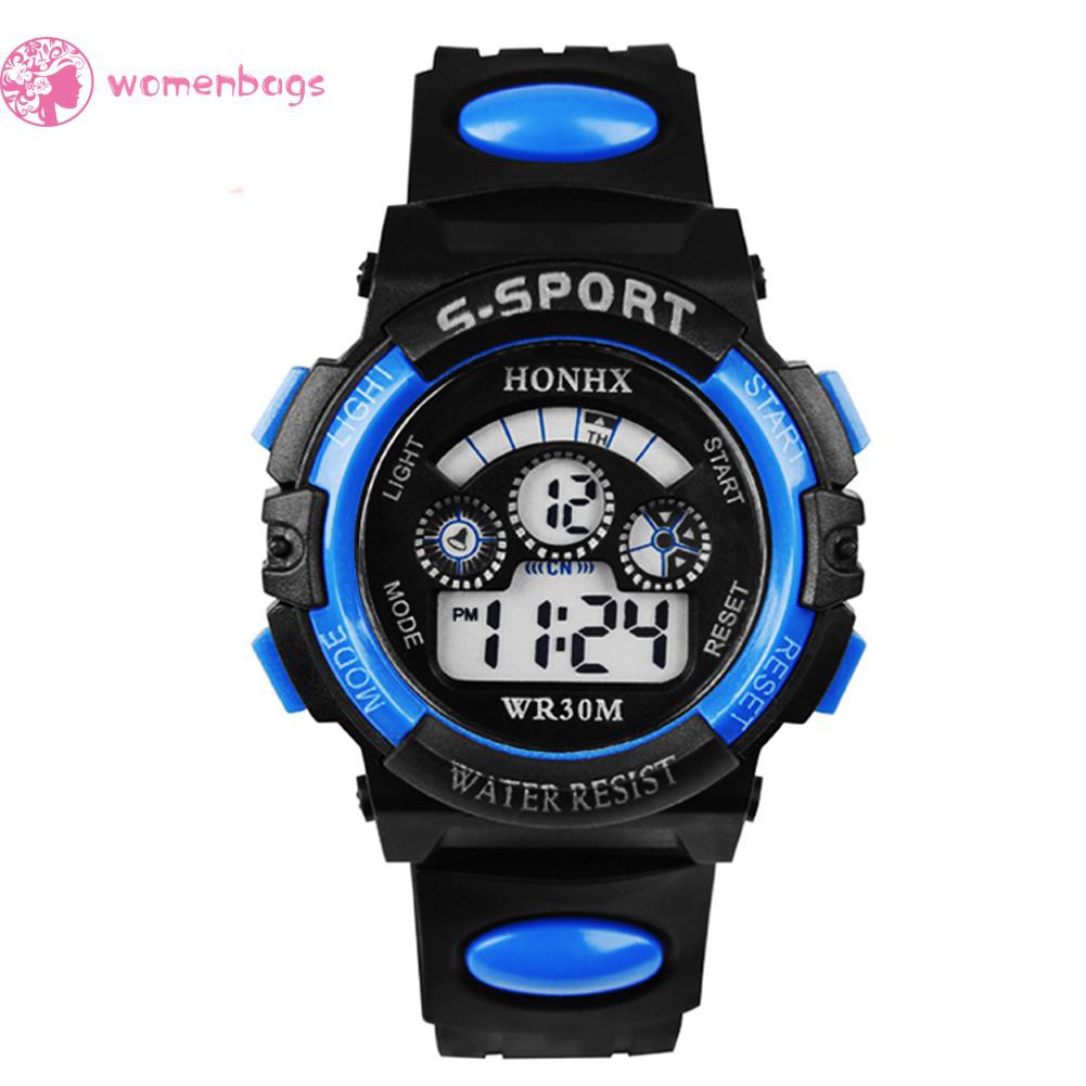 READYWB❀Fashion Multifunction Waterproof Boy Sports Electronic Children Watches