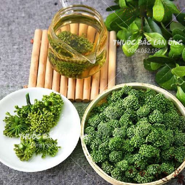 Nụ hoa tam thất bao tử 500g (Trà nụ hoa tam thất hữu cơ, xanh, đẹp)