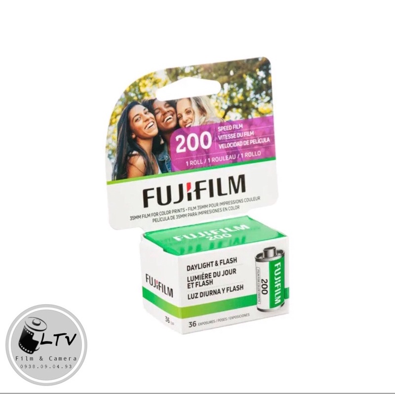 Film máy ảnh Fuji c200 - 36 tấm - indate 2025