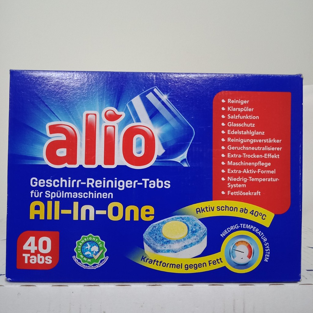 Viên rửa bát Alio Classic 100 viên Đức