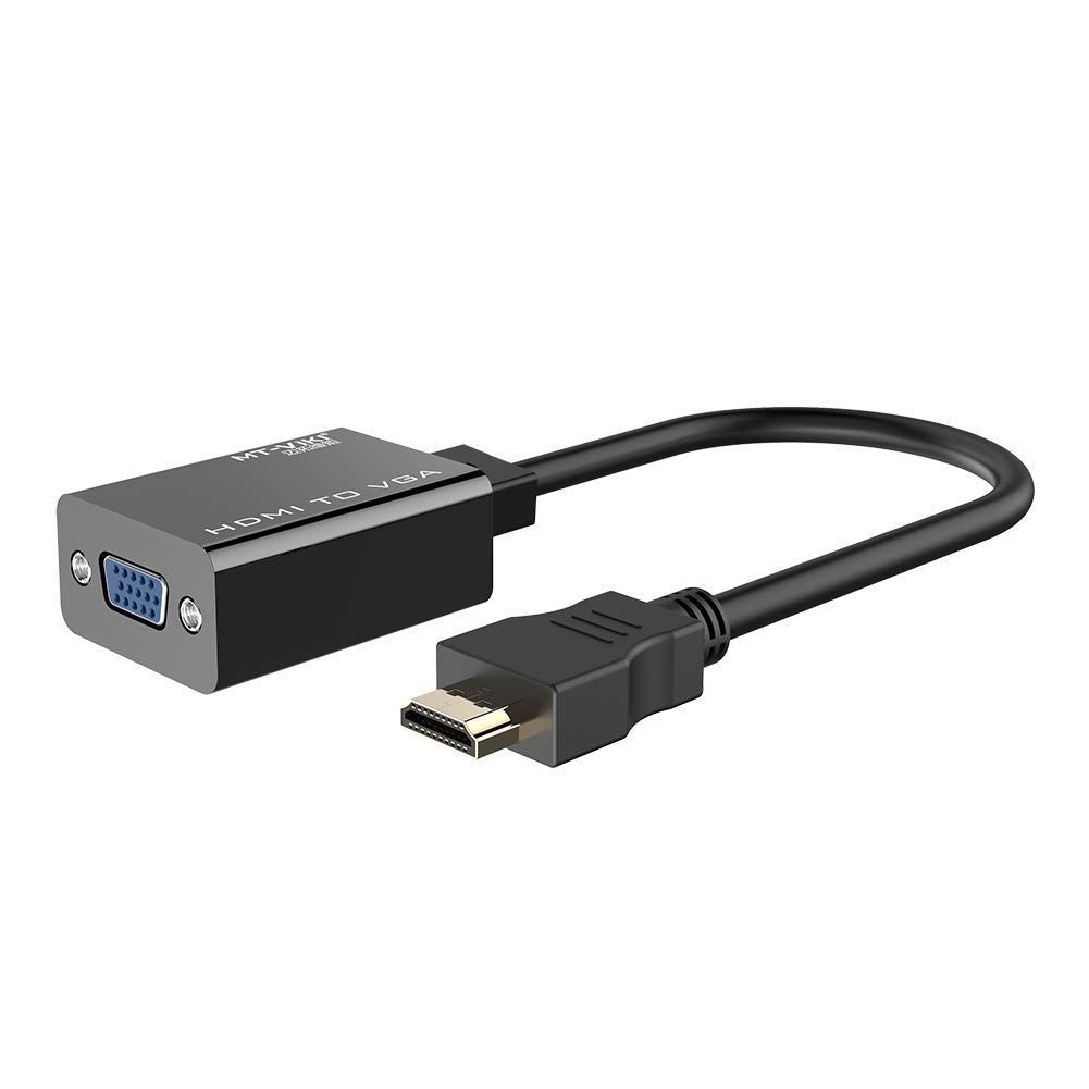 Cáp chuyển đổi HDMI to VGA MT- Viki Xịn Micro HDMI cáp HDMI sang VGA có Audio cao cấp dài 20cm Full HD 1080P VNET