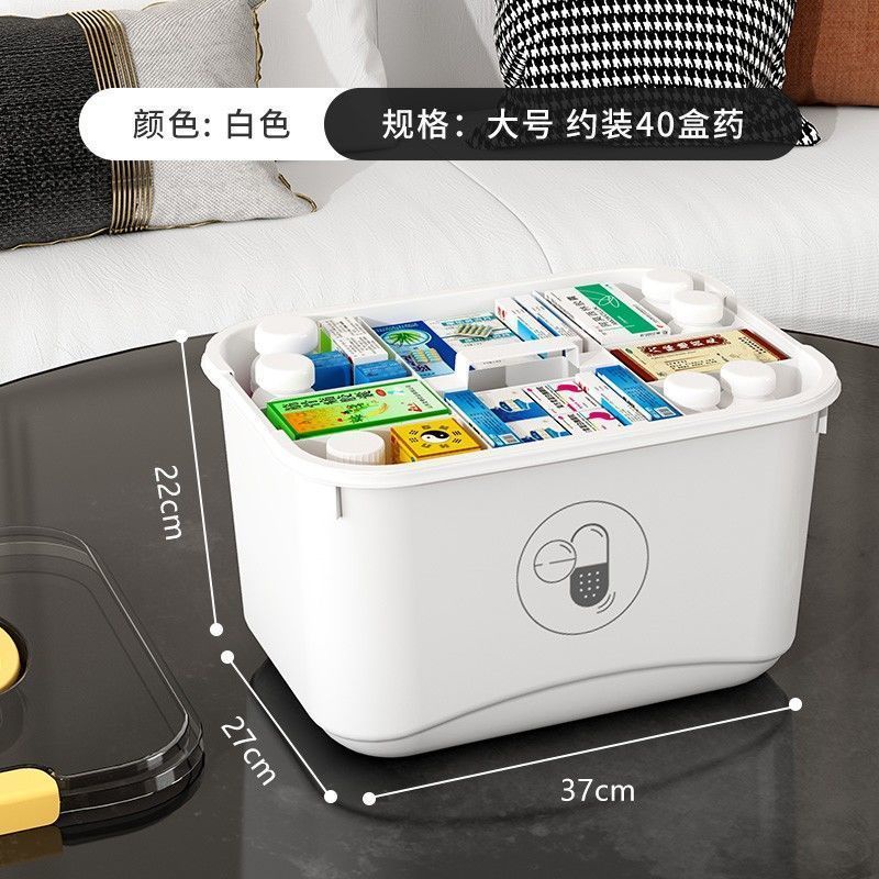 Hộp Đựng Thuốc Cỡ Lớn Nhiều Ngăn Tiện Dụng Cho Gia Đình