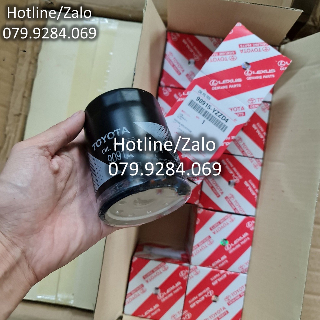 Lọc nhớt TOYOTA/LEXUS Innova, Fortuner, Hilux, Hiace, Lancuiser, mã 90915YZZD4