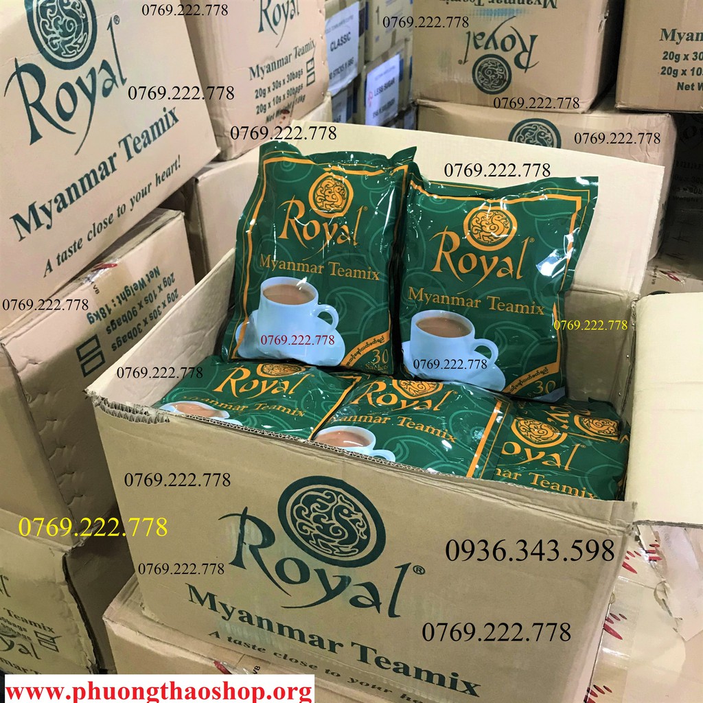 Trà Sữa Royal Myanmar Teamix 30 gói