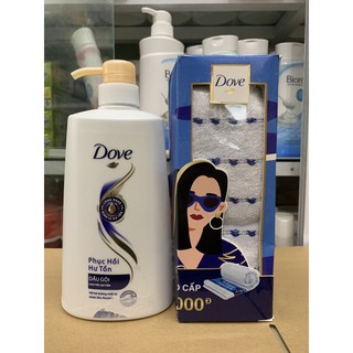 Dầu gội DOVE 640g Tặng Kèm Khăn tắm