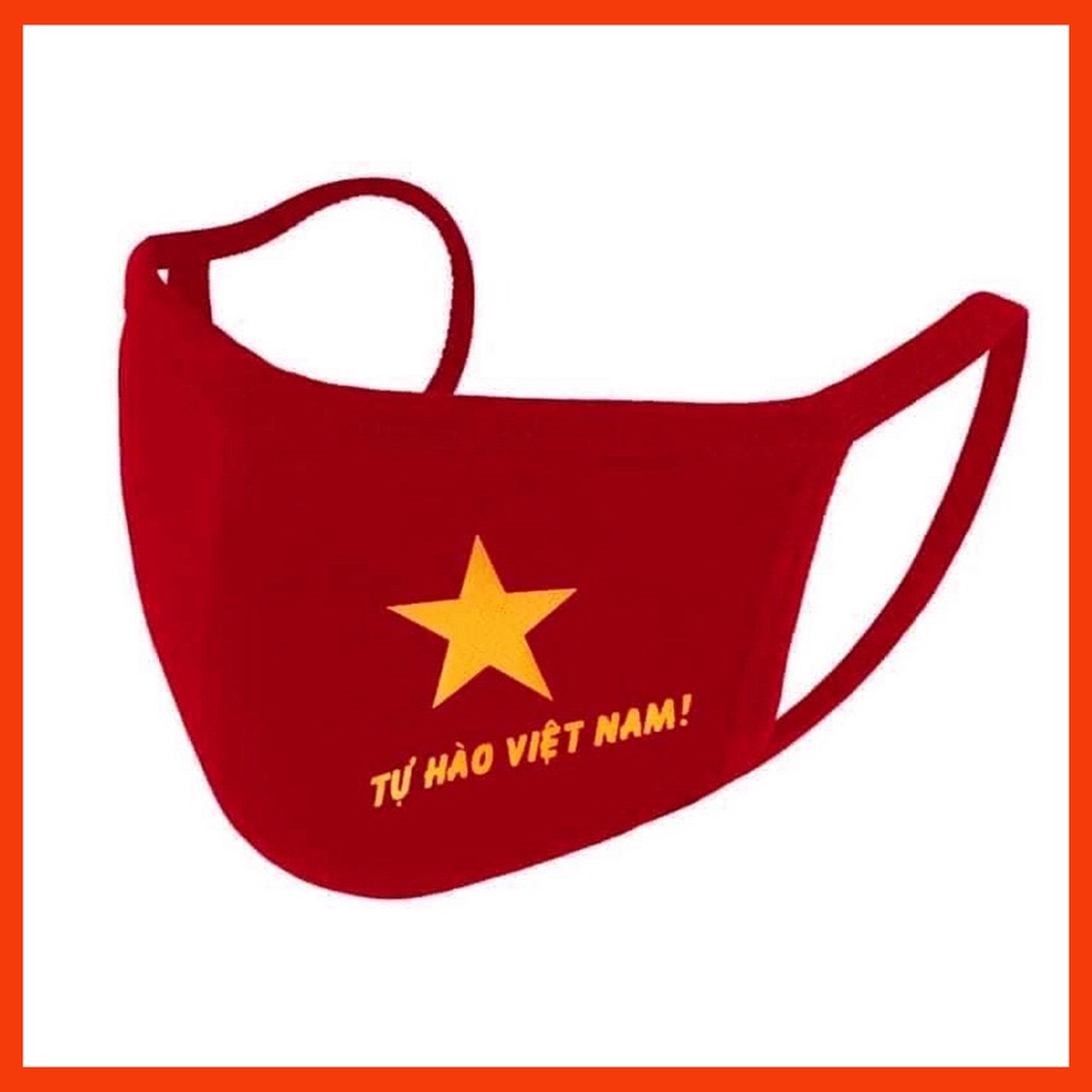 Khẩu Trang Vải Kháng Khuẩn Tự Hào Việt Nam Khẩu Trang Cờ Đỏ Sao Vàng