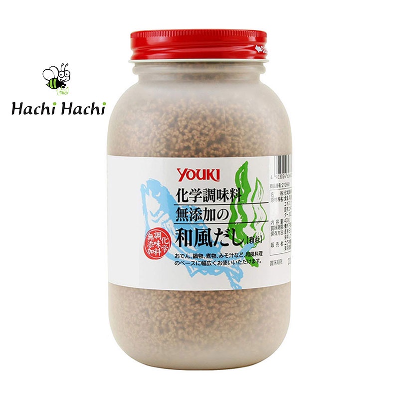 Hạt nêm Dashi cá ngừ tảo bẹ Youki không chất phụ gia 105g