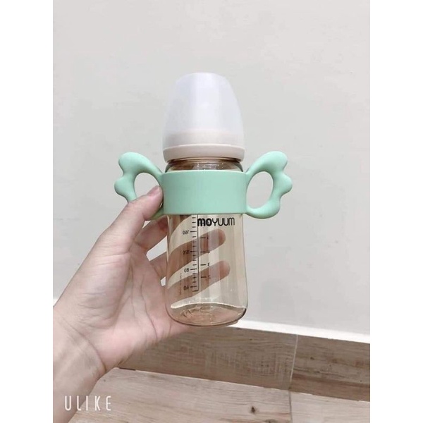 Tay cầm, quai cầm bình sữa Avent, hegen, pigeon cánh tiên silicone cổ rộng cho bé