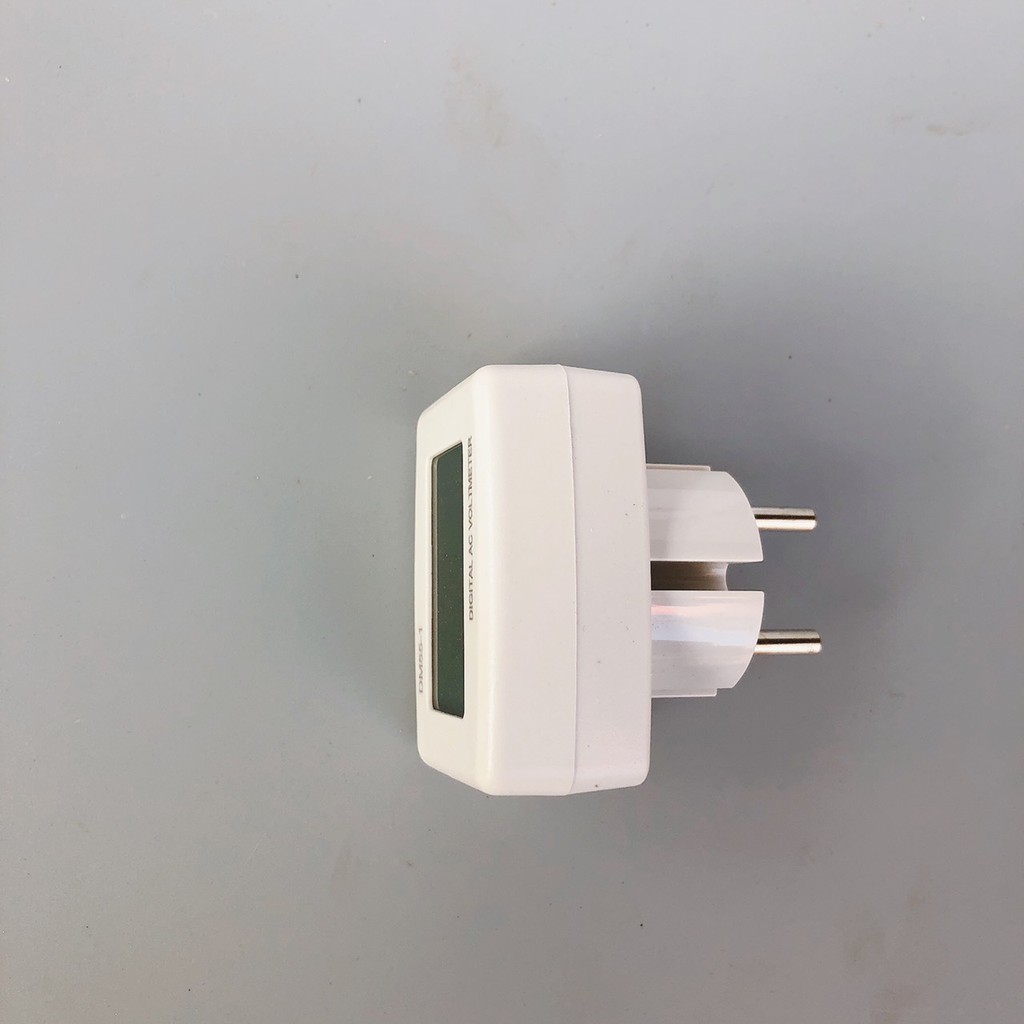Đồng Hồ Đo Điện Áp Phích Cắm MÀN HÌNH LCD Đồng hồ vôn kế AC 80-300 V