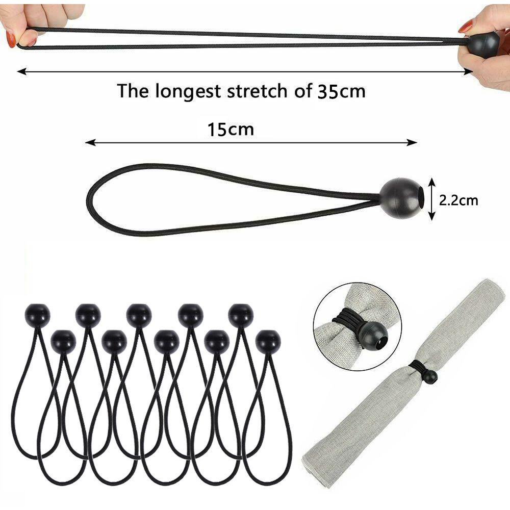 Set 10 / 20 / 40 Dây Bungee Cố Định Bình Nước Ngoài Trời Tiện Dụng
