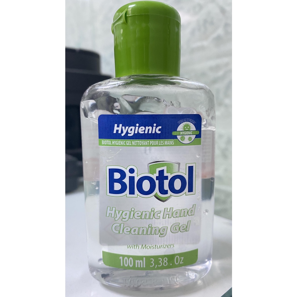 Gel rửa tay khô không dùng nước ,làm sạch vệ sinh sạch sẽ. Biotol Hygienic 100ml