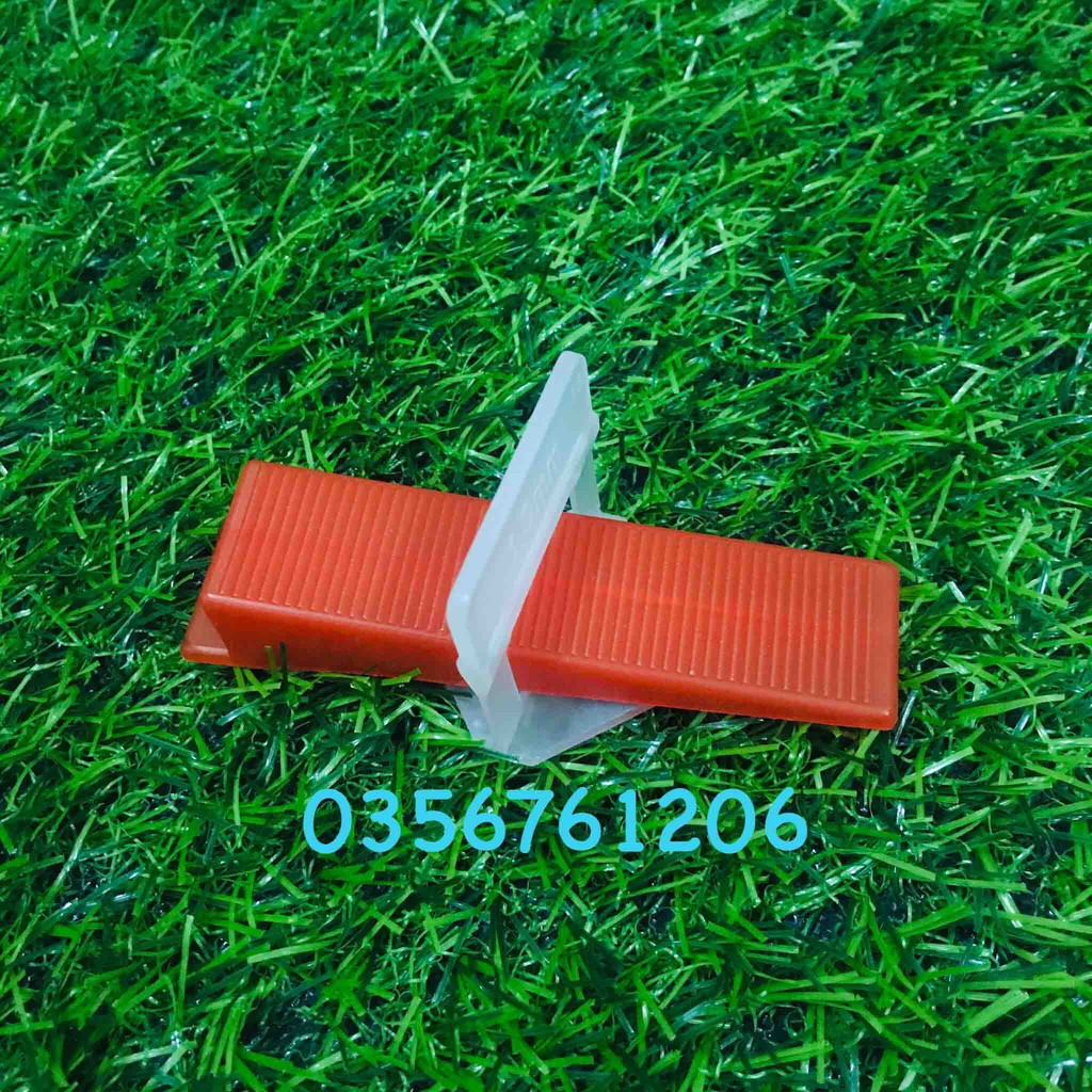 100 bộ ke cân bằng ốp lát gạch đủ size 1mm 1.5mm 2mm bao gồm 100 ke và 100 nêm