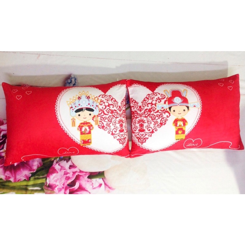 Cặp vỏ gối đôi 40-60cm Tân Hôn