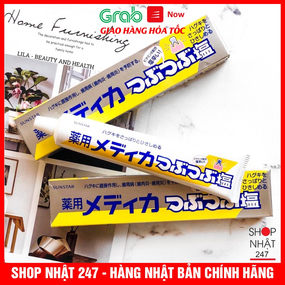 Kem đánh răng muối Sunstar 170g Nhật Bản giúp làm trắng răng, thơm miệng, ngăn ngừa các vấn đề về răng miệng