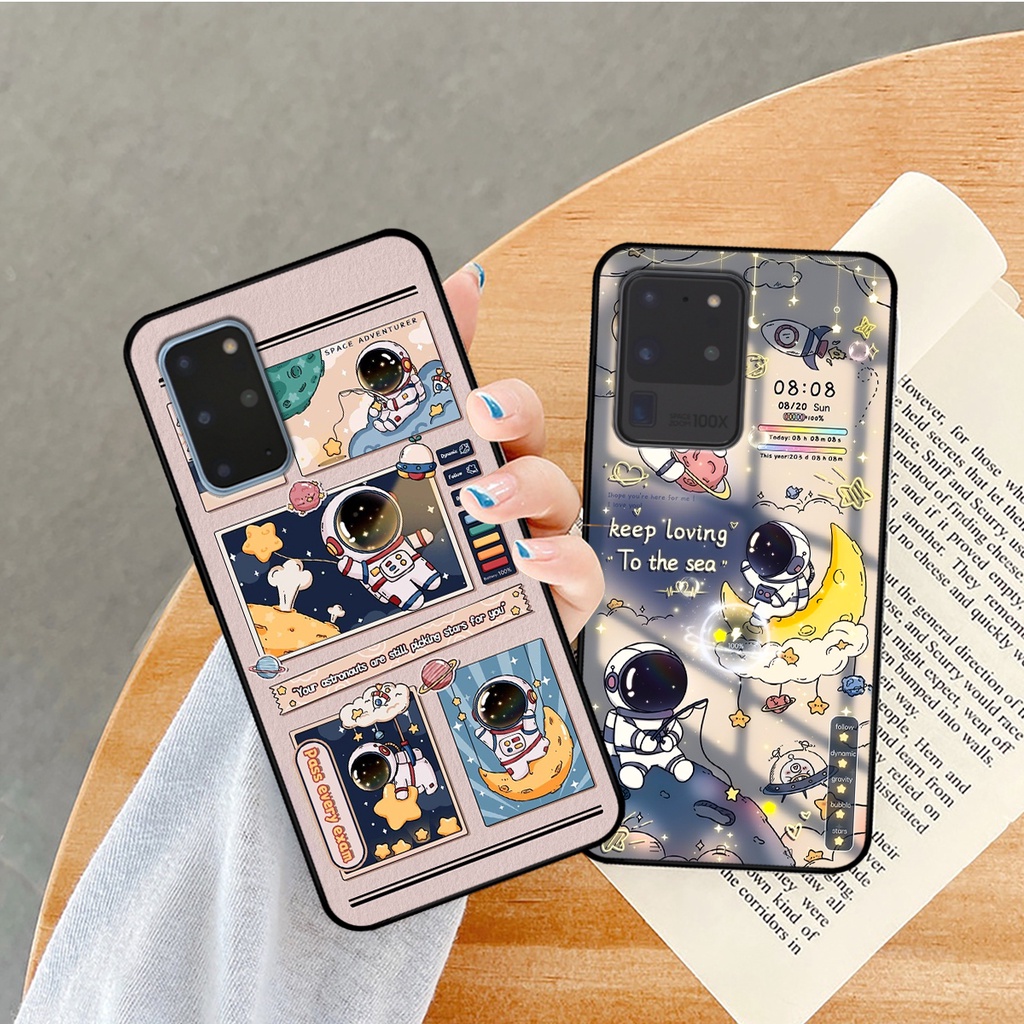 Ốp lưng Samsung S20 - S20Fe - S20 Plus - S20+ / S20 Ultra hình gấu, vũ trụ ngân hà chibi. ốp chống sốc bền đẹp