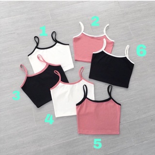 (có bán sỉ,ảnh thật,hoả tốc)🍓ÁO CROPTOP 2 DÂY🍍