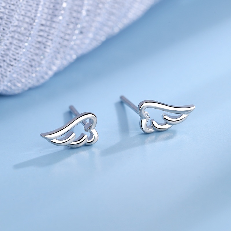 Khuyên Tai Bông Tai Nữ Hình Cánh Thiên Thần Nhẹ Nhàng Nữ Tính E21