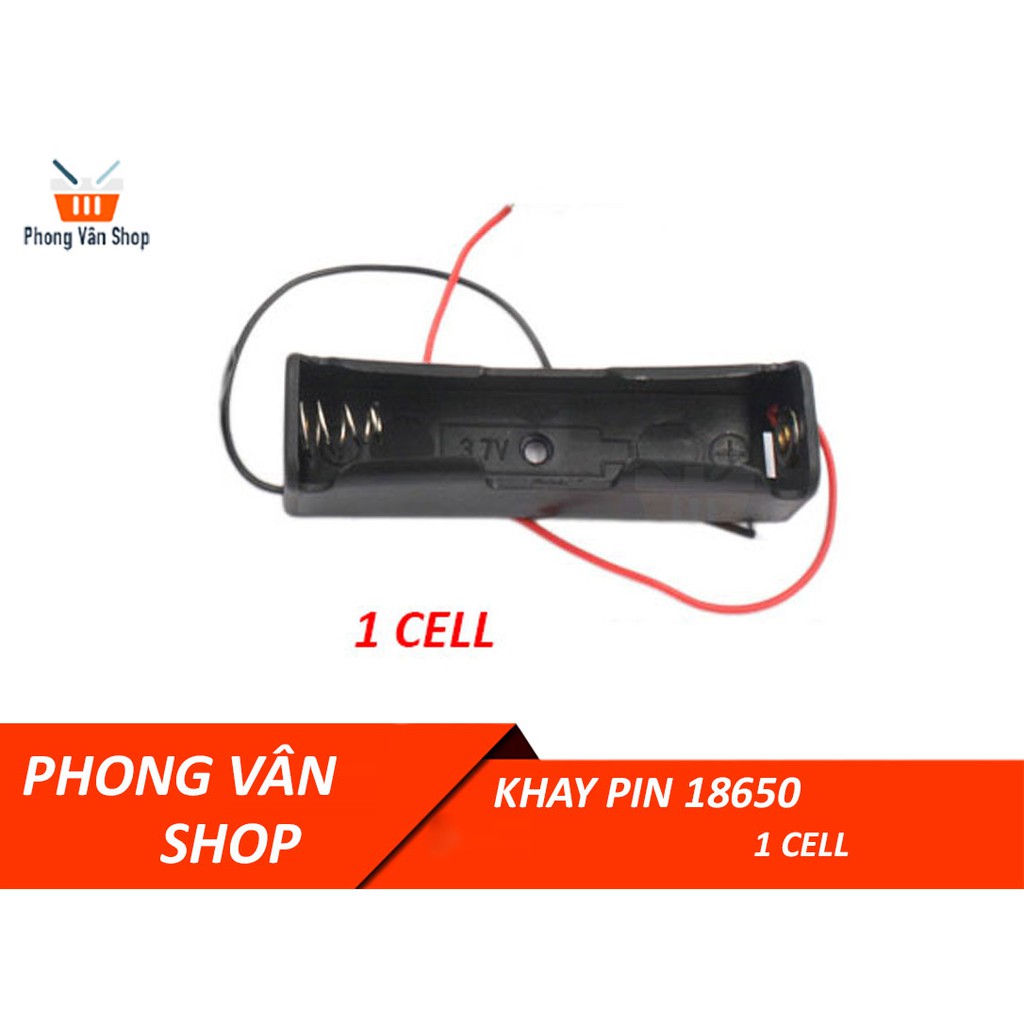 Khay đựng pin nối tiếp 18650 1-2-3-4 cell pin