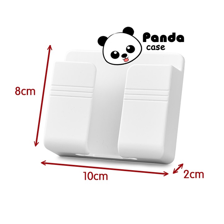 Giá để điện thoại, điều khiển tivi, điều hòa,… dán tường siêu chắc – kệ nhựa để đồ dán tường - Panda Case