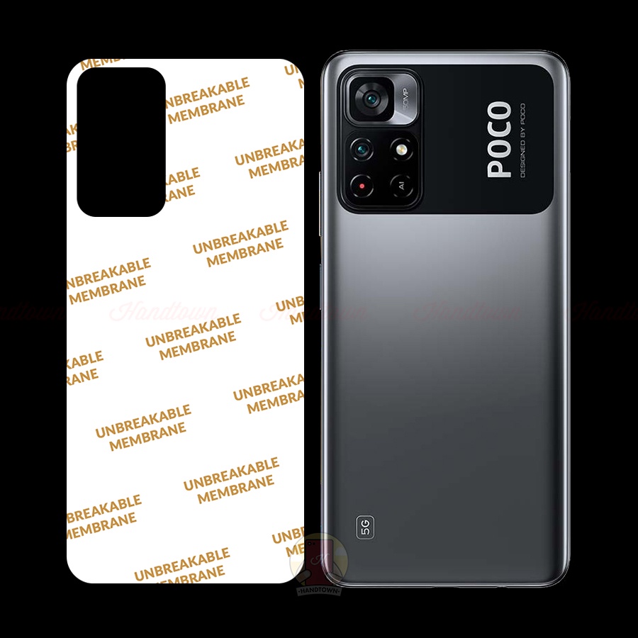 Miếng dán PPF Xiaomi Poco M4 Pro 5G Bảo Vệ Máy Chống Xước Chống Nước Chống Vân Tự Phục Hồi Cao Cấp Handtown