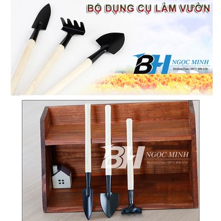 Phụ kiện tiểu cảnh Bộ dụng cụ làm vườn mini Giá của một bộ