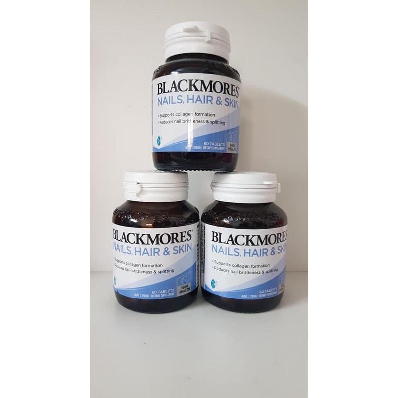 Viên uống làm đẹp da móng tóc Blackmores Hair Skin Nails Nail