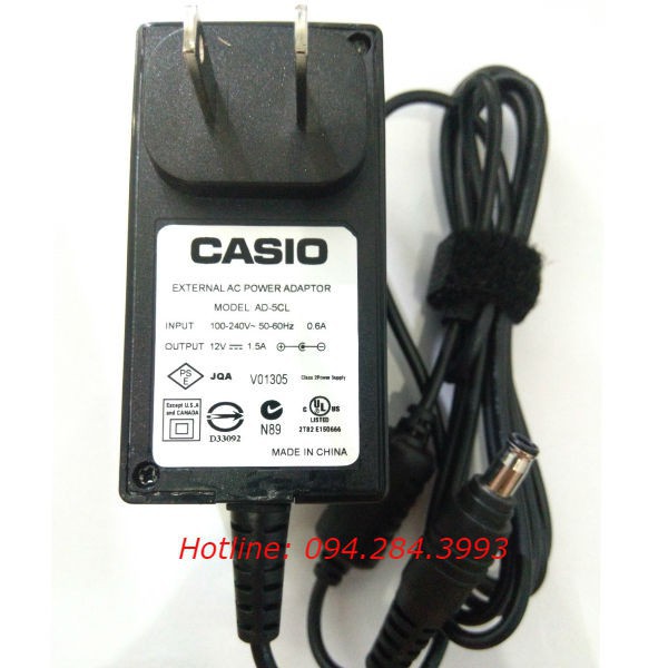 SIÊU RẺ_ Dây nguồn đàn casio Casio CDP-220 Casio CDP-220R loại 1