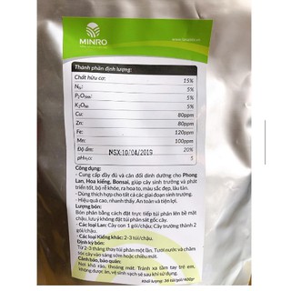 PHÂN BÓN HỮU CƠ KHOÁNG MINRO 5-5-5+TE