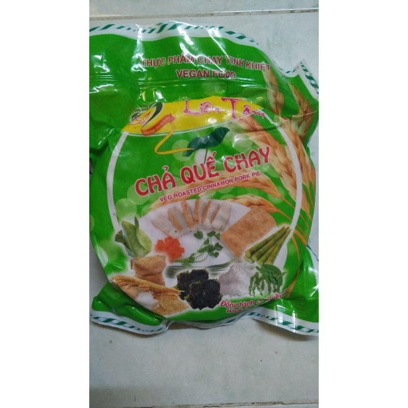 500g chả quế chay Liên Tâm.sản phẩm thuần chay không chất bảo quản không hàn the. nấu món chay ngon cùng chả quế