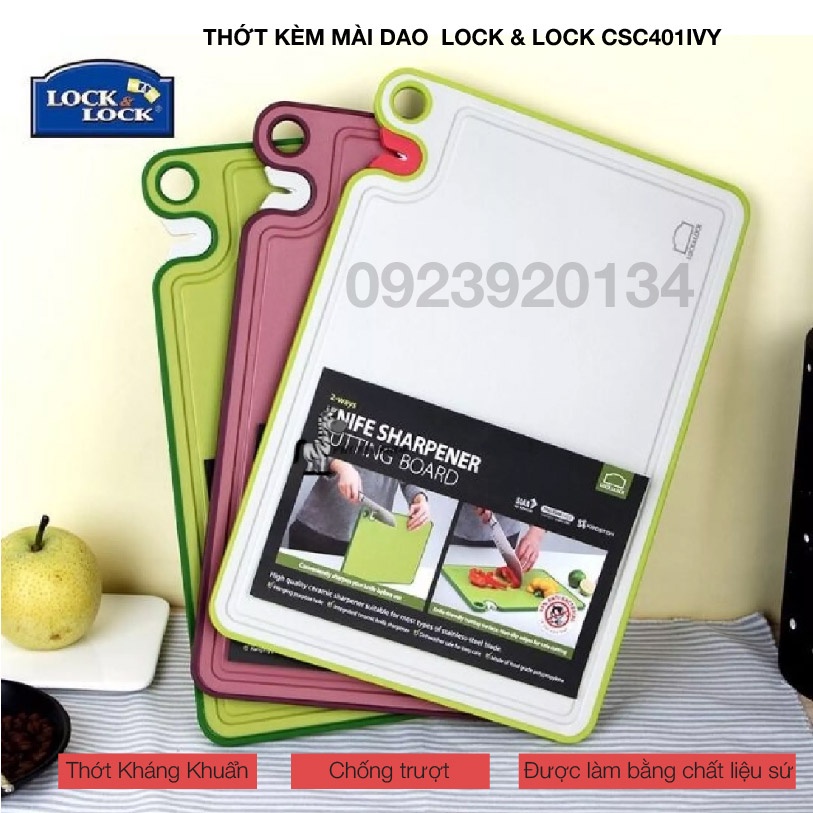 Thớt kèm mài dao  Lock &amp; Lock CSC401IVY