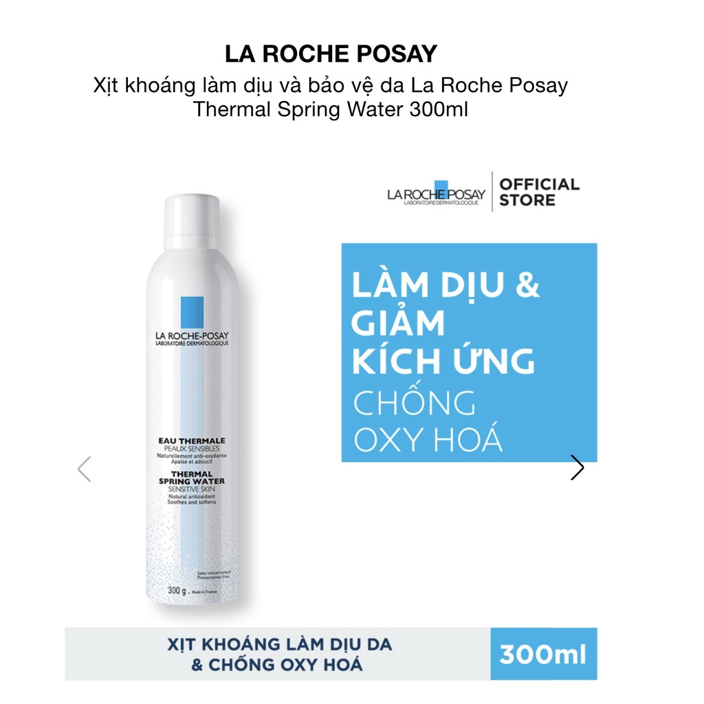 Xịt Khoáng LarochePosay Cho Da Nhạy Cảm - Da Khô - Kích Ứng 150ml - 300ml ( Chính Hãng )