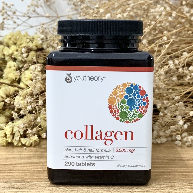 Viên Uống Đẹp Da Collagen Youtheory Advanced 290 viên - 390 viên bill USA [Date 2024]