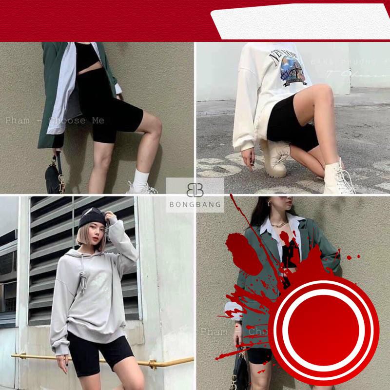 Quần legging đùi lửng rainbow đủ size