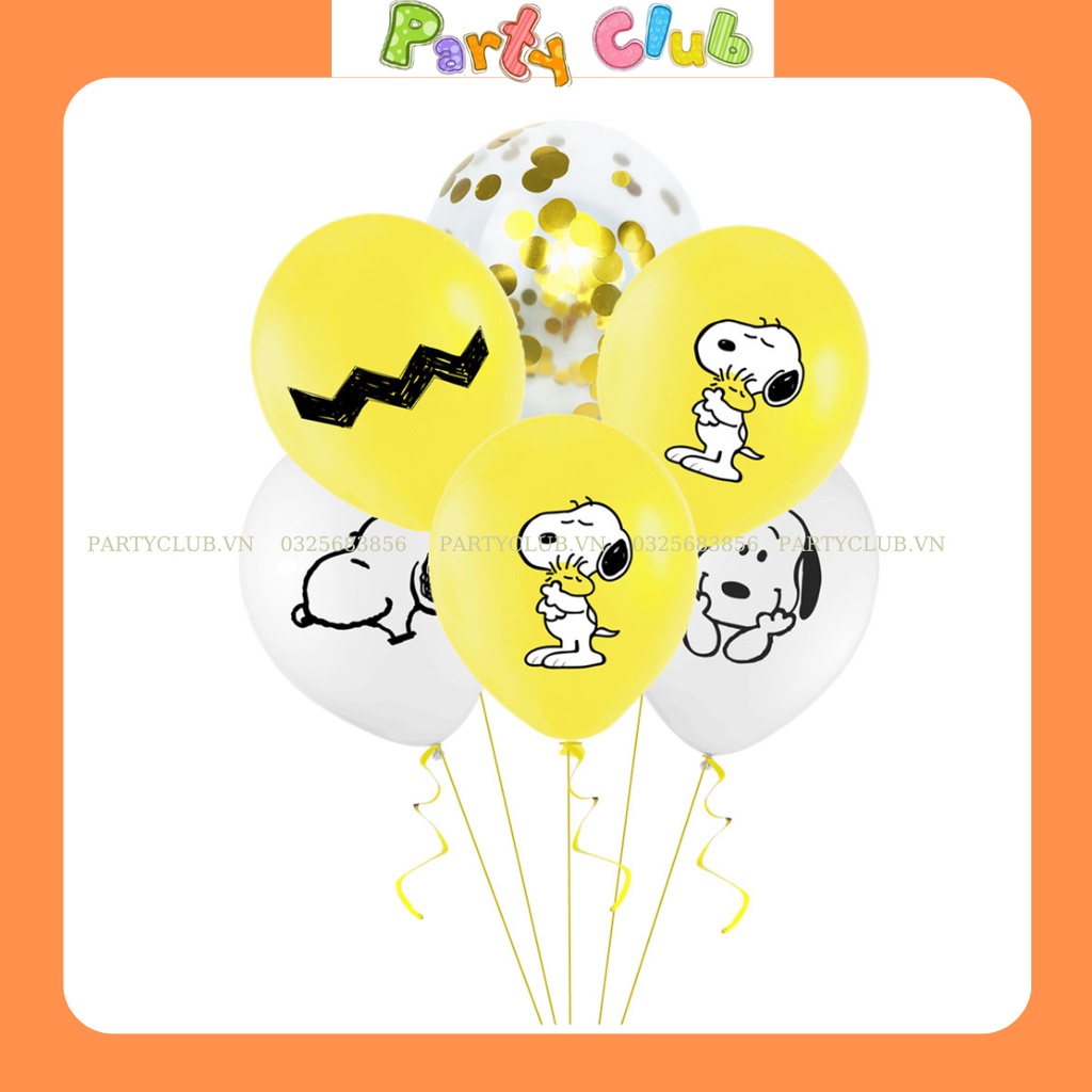 Bong bóng bay in hình chó trang trí sinh nhật cho bé