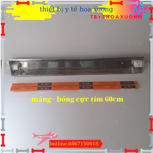 [COMBO Máng + Bóng UV 120cm ] Đèn Cực Tím Diệt Khuẩn