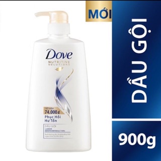 combo 2 chai Dầu gội Dove 650g 631ml