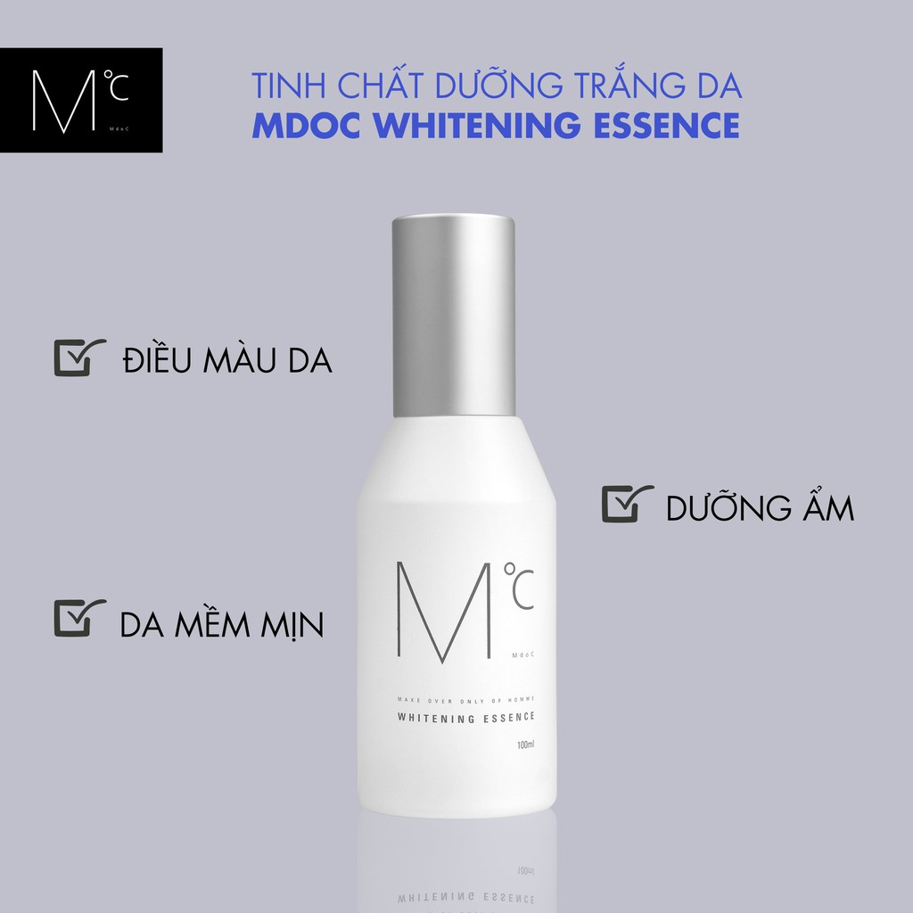 Set Dưỡng Trắng MDOC Whitening Gift - Set Quà Tặng Dưỡng Trắng MDOC- Mỹ Phẩm Nam