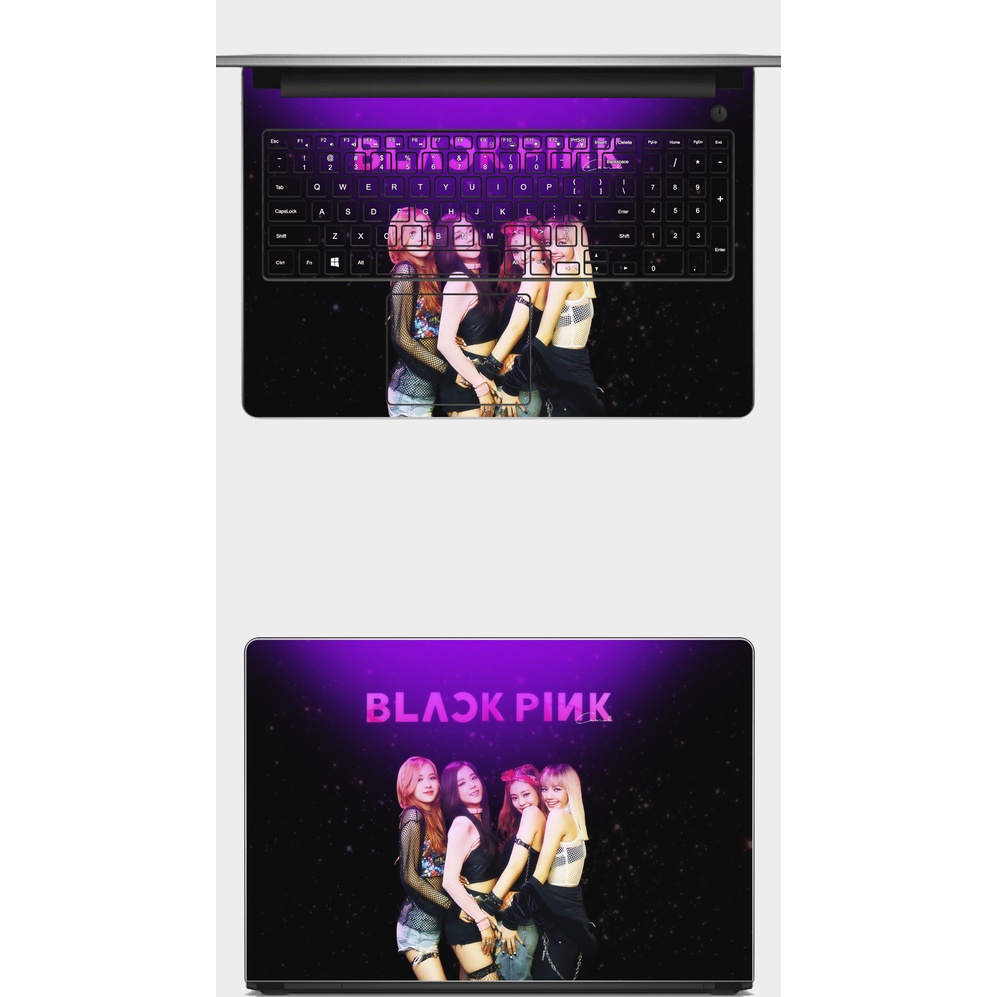 [SKIN BLACKPINK] Skin dán Laptop in hình nhóm nhạc Blackpink. Đủ các dòng máy: Asus, Acer, Dell, HP,.. In theo yêu cầu