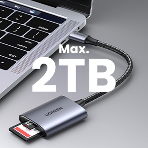 Đầu Đọc Thẻ Nhớ UGREEN Usb C 3.0 SD Micro SD TF Cho Laptop / PC / Điện Thoại Thông Minh