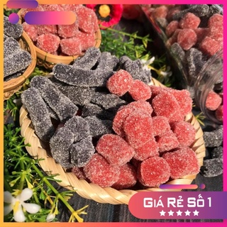 Kẹo dâu tây mix dâu tằm Eric's Farm 400g, hương vị thơm ngon, ăn vặt giá rẻ Heathy Food - Thế Giới ăn Vặt