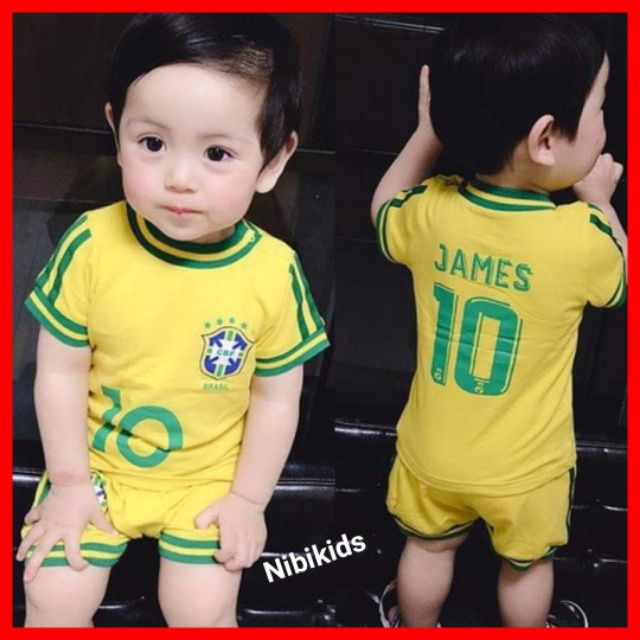 Bộ hè bóng đá M54 🇧🇴 Bộ cộc tay cho bé 🇧🇴 Quần áo trẻ em cotton