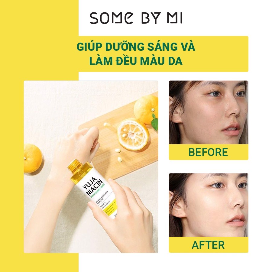 Nước Hoa Hồng Dưỡng Sáng Da Some By Mi Yuja Niacin 30 Days Miracle Brightening Toner 150ml